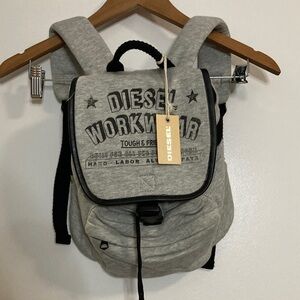 Diesel Gray Backpack